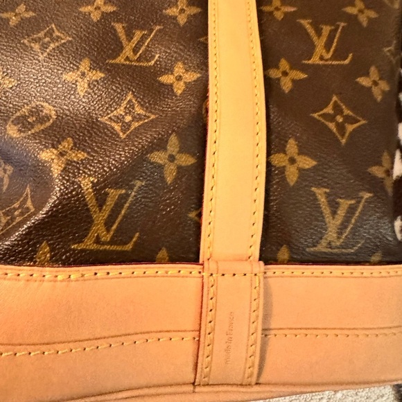 ✨AUTHENTIC✨ Louis Vuitton Monogram Noe Shoulder Bag -Vintage/Repaired … - Picture 13 of 17
